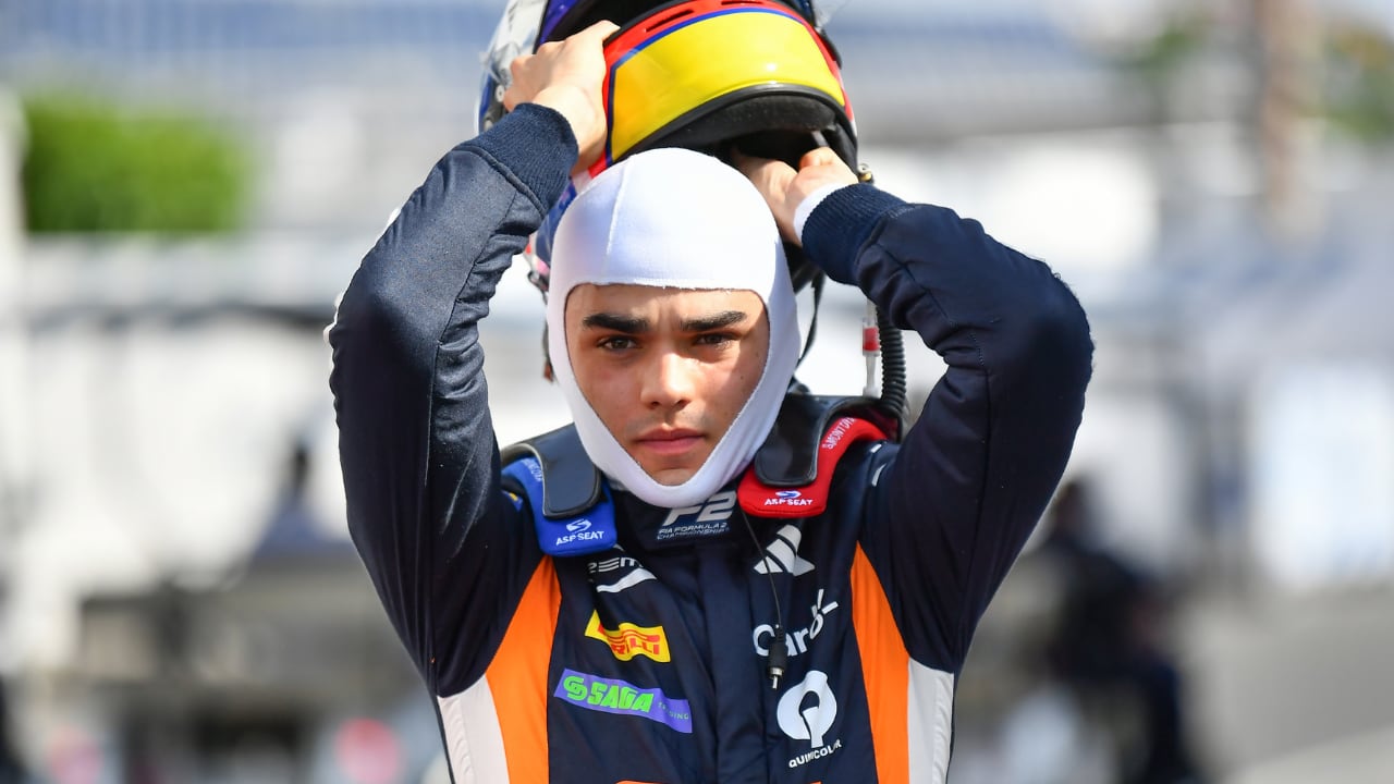 Sebastián Montoya no terminó en el GP de Arabia Saudí por F2 2025.