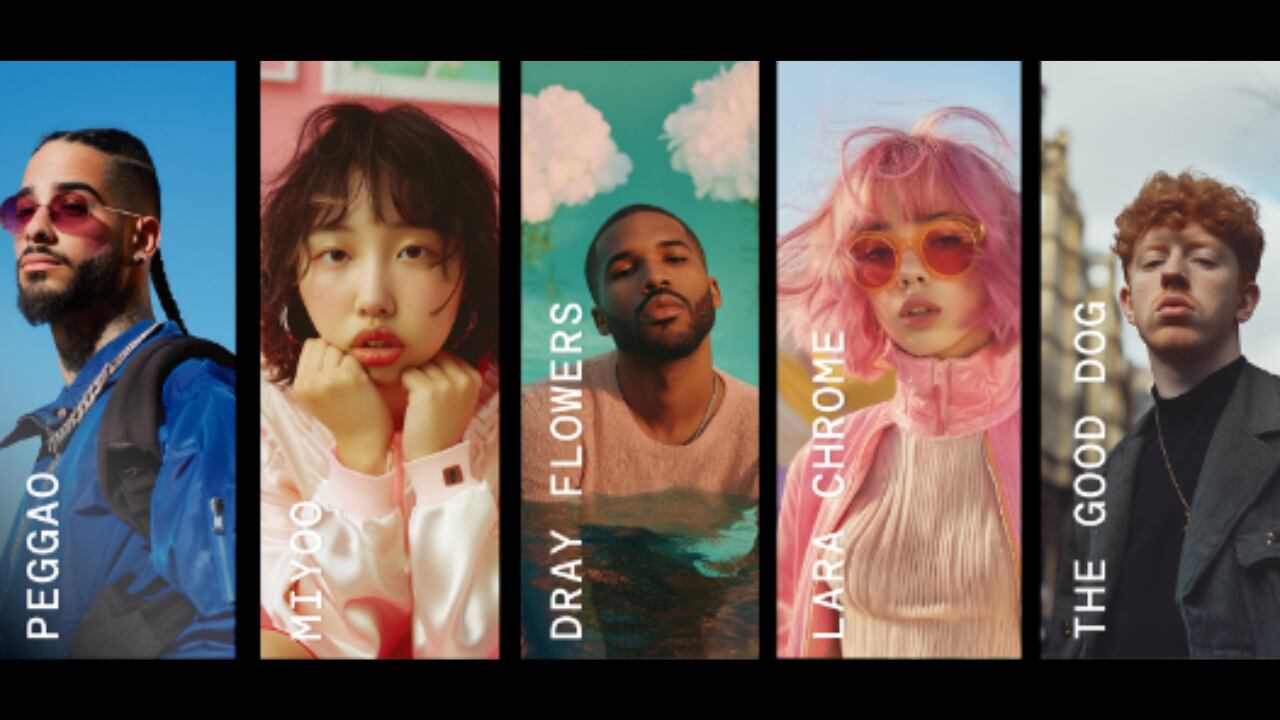 All Music Works lanza "DROP #1", su primer grupo de artistas virtuales creados con inteligencia artificial.