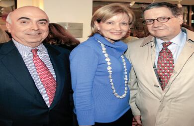 Tulio Ángel, Nohra Puyana de Pastrana y Pablo Navas.