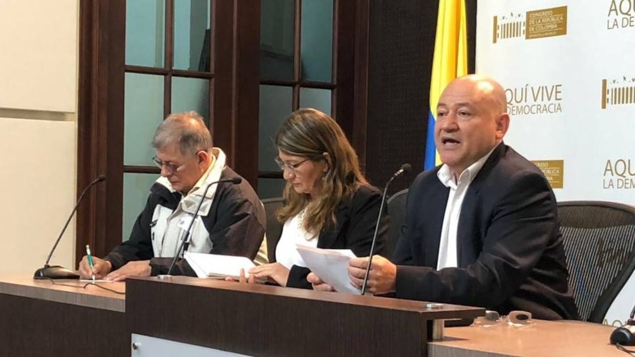 Rodrigo Granda, Sandra Ramírez y Carlos Antonio Lozada