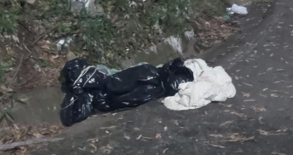 Cadáver apareció embolsado en el municipio de Caldas, Antioquia.