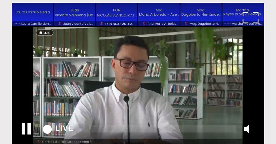 Carlos Caicedo, gobernador del Magdalena, es procesado por las irregularidades en el millonario contrato de la Megabiblioteca.