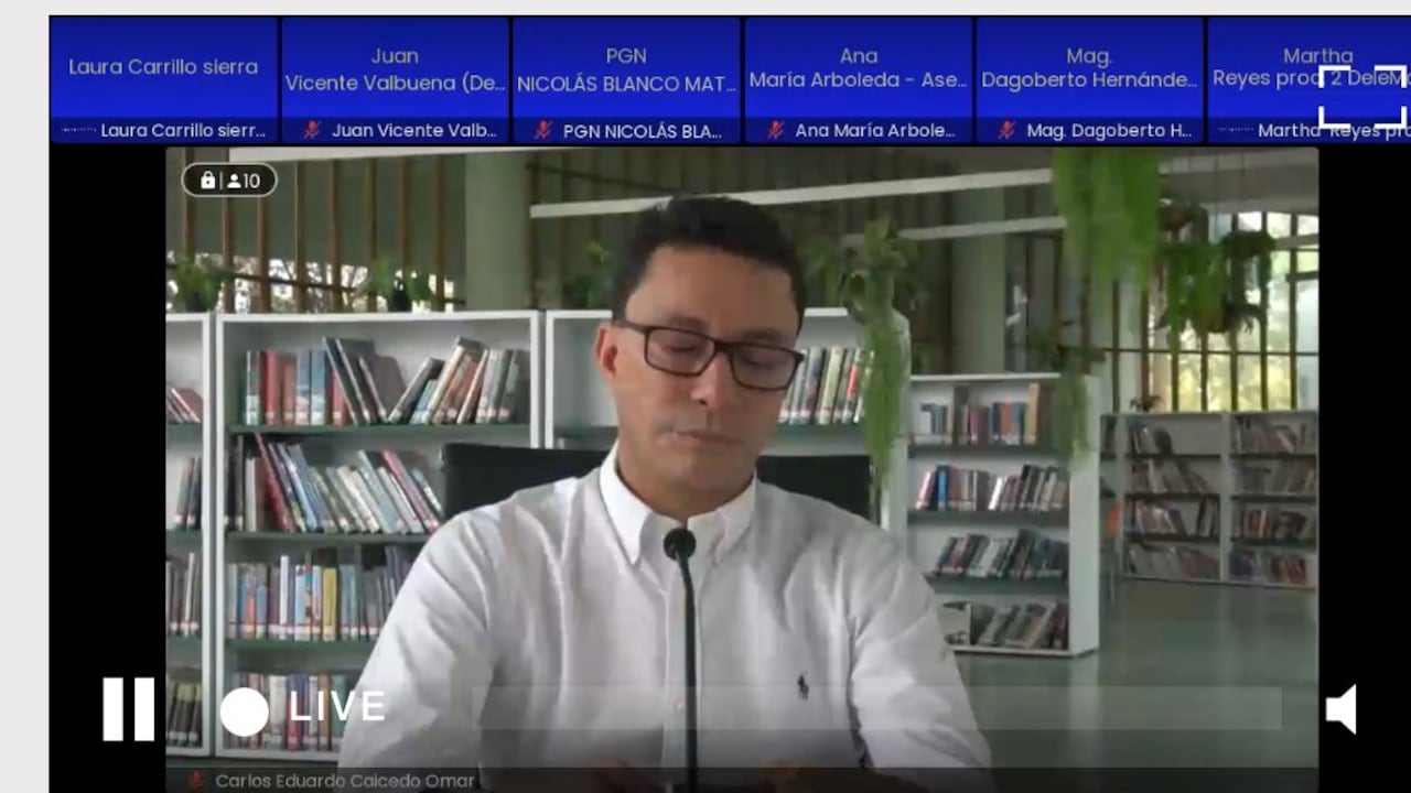 Carlos Caicedo, gobernador del Magdalena, es procesado por las irregularidades en el millonario contrato de la Megabiblioteca.