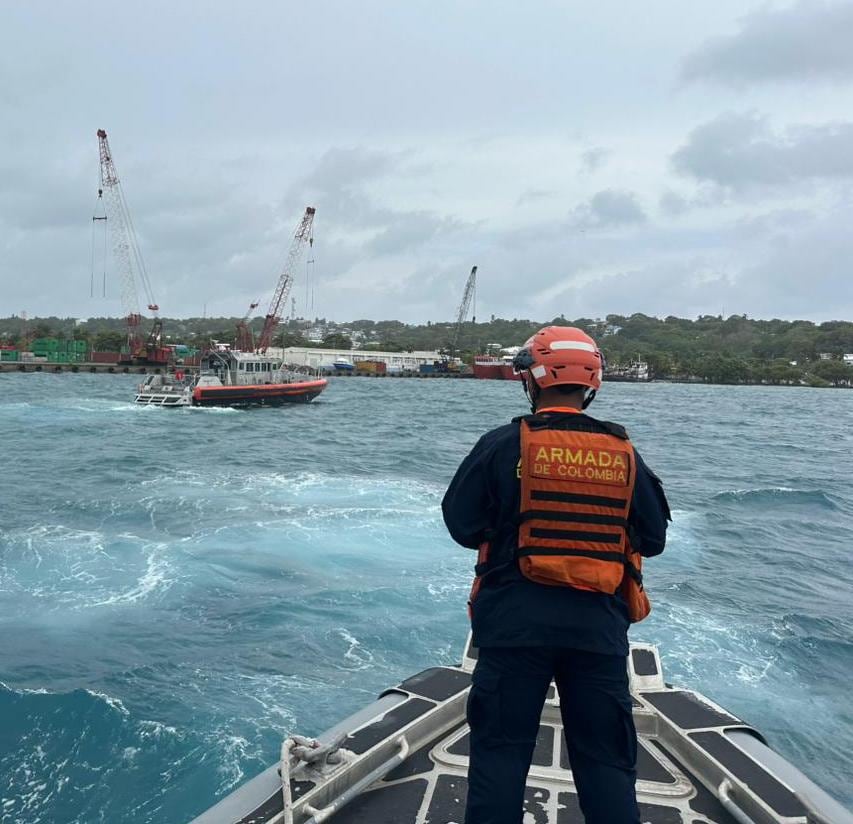 La Armada realiza patrullajes marítimos en San Andrés