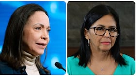 María Corina Machado y Delcy Rodríguez