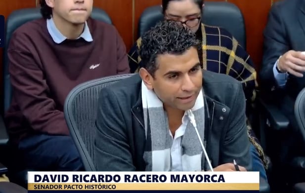 David Racero, en debate de control político en Comisión Tercera de Senado