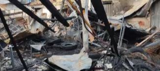 La cauchera presenta perdida total.