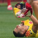 Daniel Muñoz sufrió falta fuerte en contra vs. Suiza en el Mundial 2026