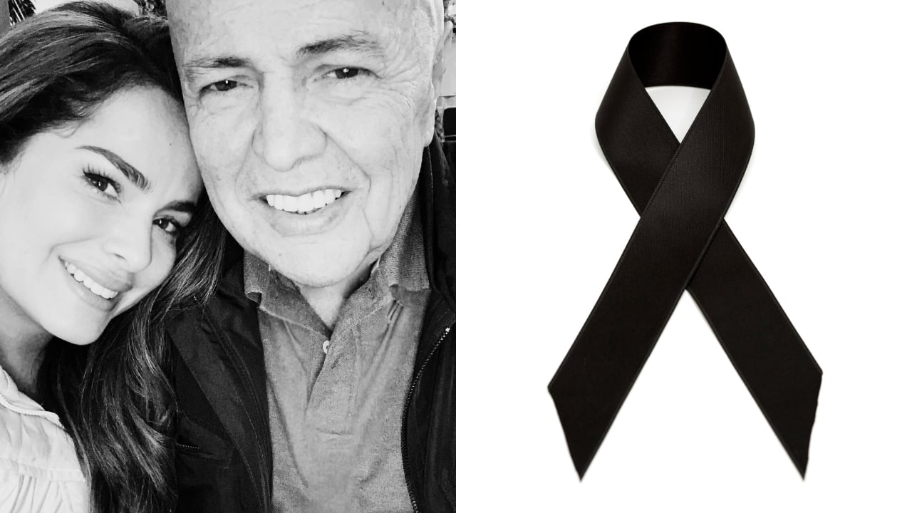 Danna García confirmó la muerte de su padre.