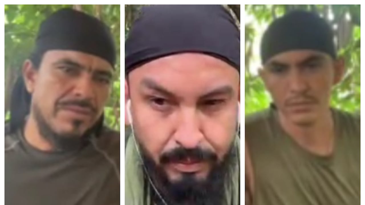 Javier Alonso Velosa García, alias Jhon Mechas; Farby Edison Parra Parra, alias Richard; y Carlos Eduardo García Téllez, alias Andrey Avendaño, imputados por crímenes en El Catatumbo.