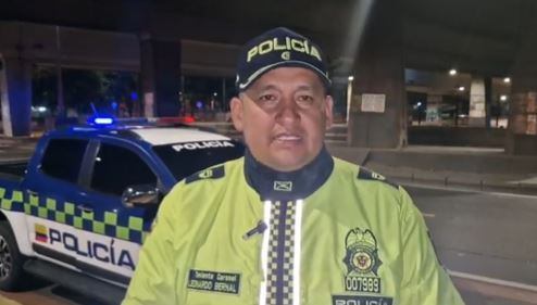 Teniente coronel Leonardo Bernal, comandante de la Policía de Kennedy.