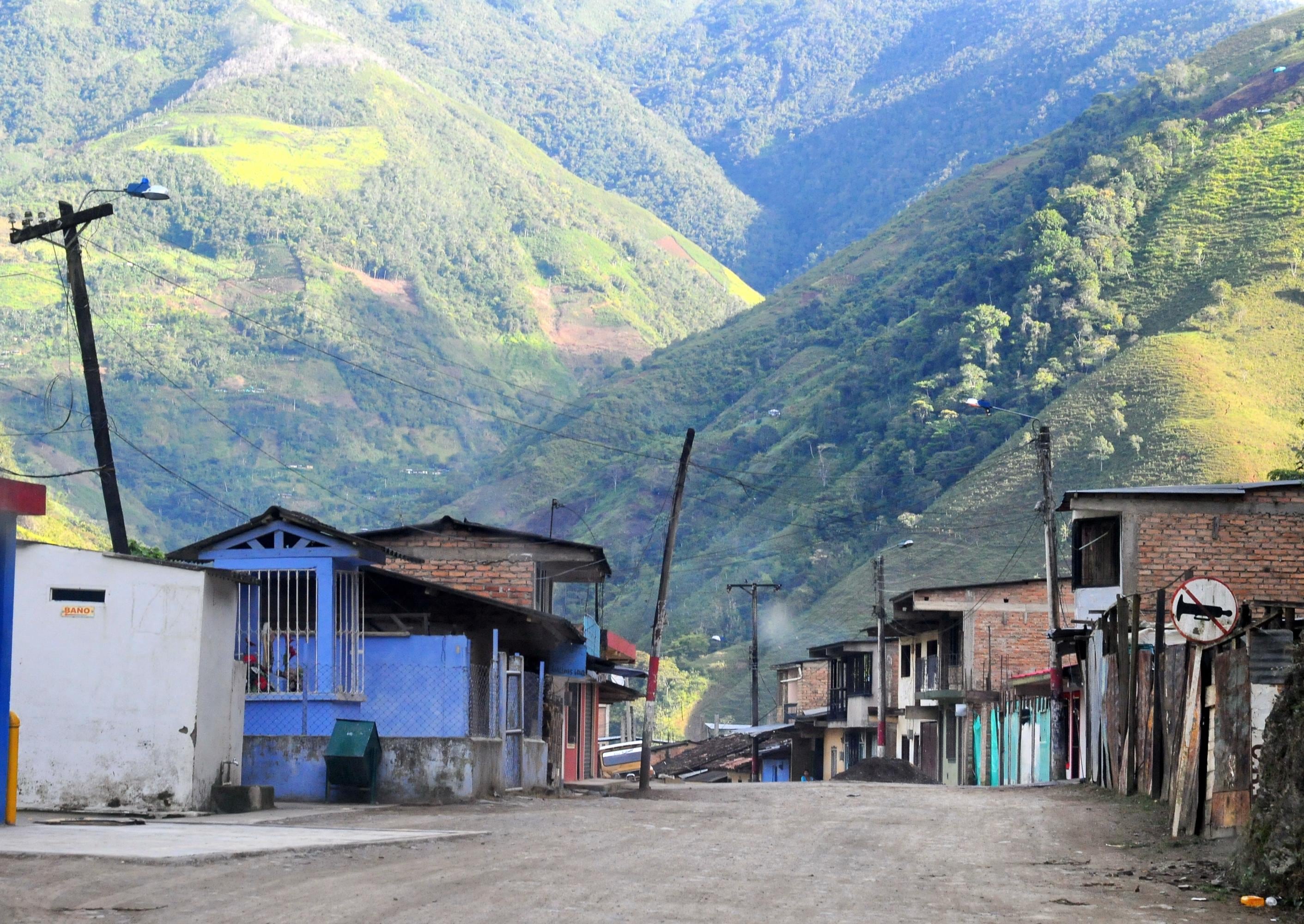 Imagen de referencia del corregimiento de El Plateado, en el municipio caucano de Argelia.