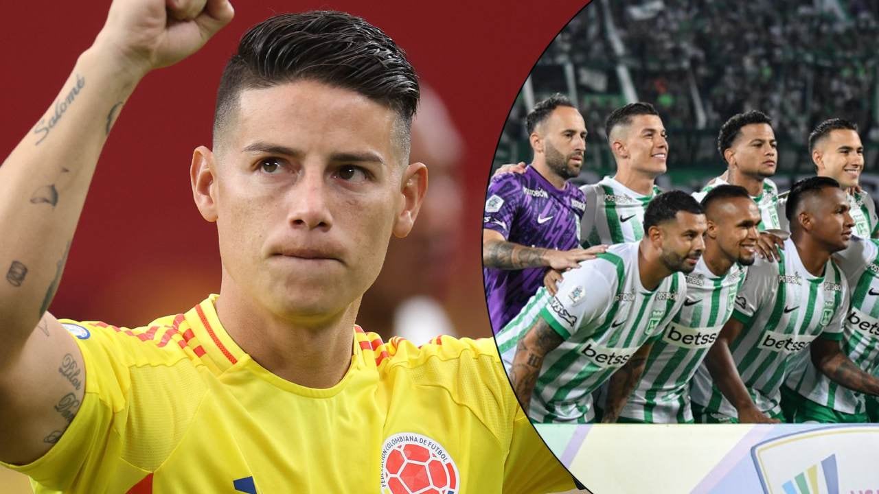 James Rodríguez y Atlético Nacional.