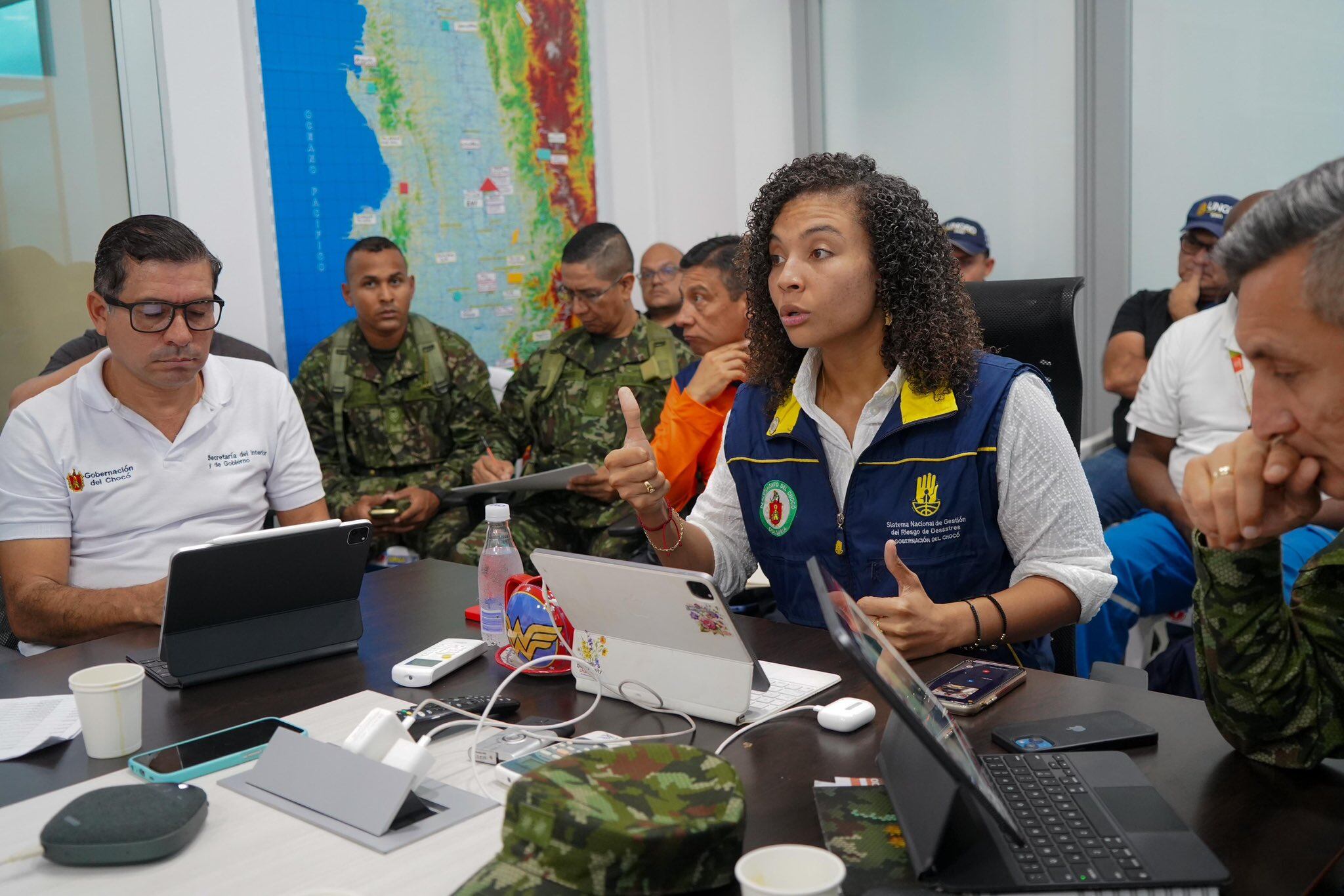 Durante la tarde de este domingo se realizó un Consejo de Emergencias para determinar medidas ante la crisis que vive el departamento del Chocó.
