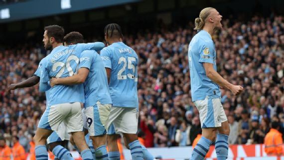 Erling Haaland, quien marcó el segundo del City contra Brighton, hoy llega a los 8 goles para convertirse en el máximo goleador actual de la actual temporada de la liga inglesa.