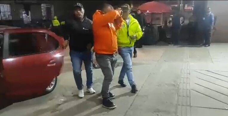 Julio César Martínez Caro, presunto  presunto asesino de Sebastián Valverde, el joven que fue atacado para robarle unos euros en Bogotá.