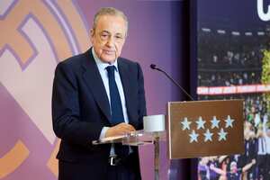 Florentino Pérez insiste con la Superliga europea.
