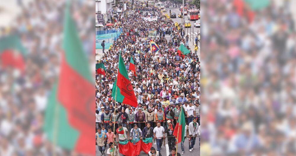 Los indígenas le exigirán a Iván Duque restablecer los diálogos de paz con el ELN.