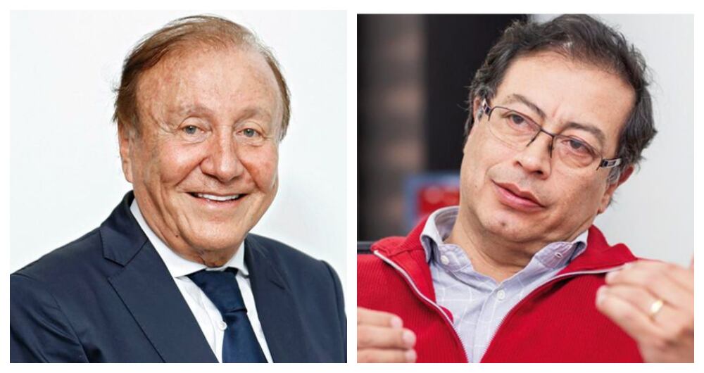 Rodolfo Hernández y Gustavo Petro