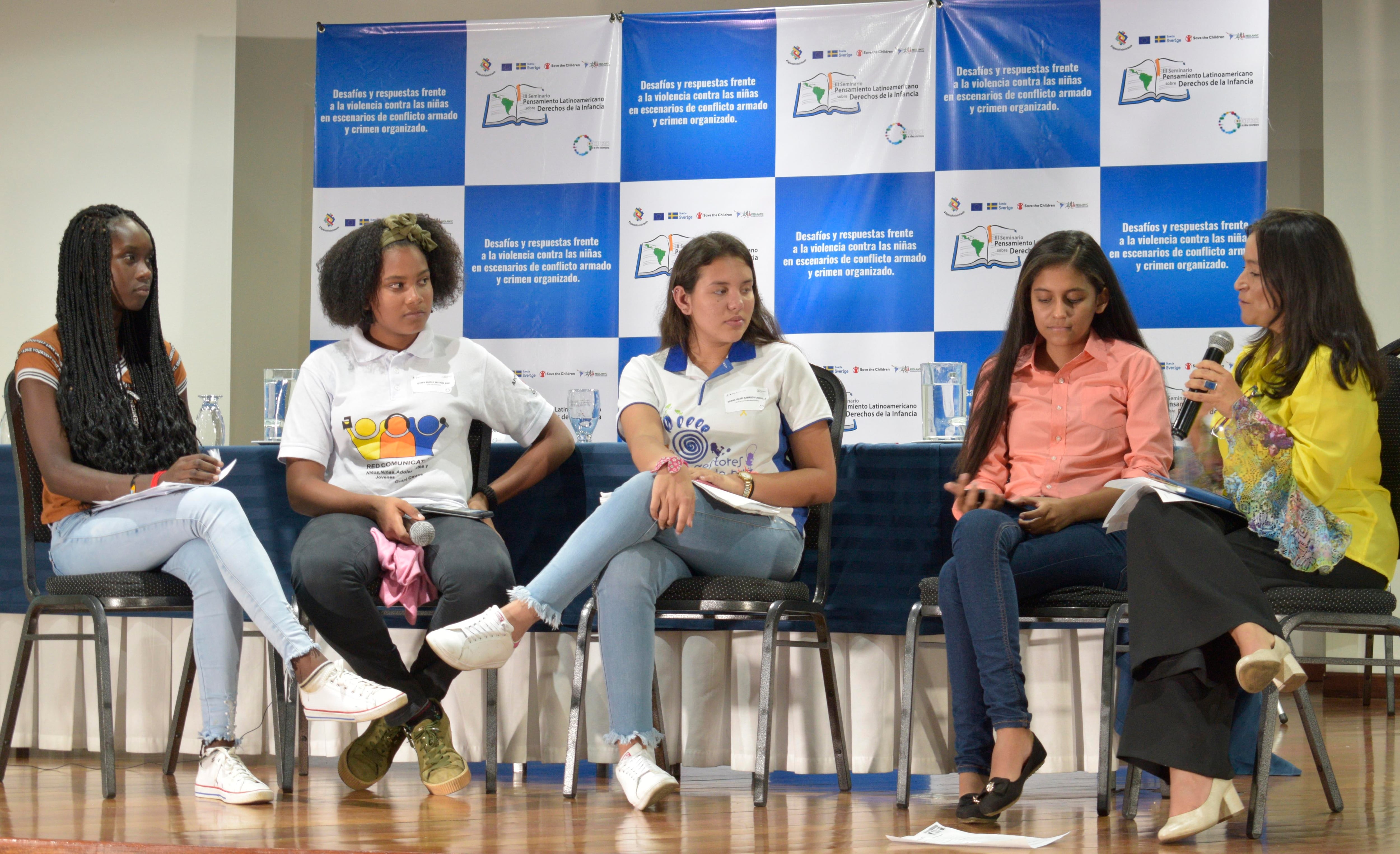 Maribeth fue una de las invitadas al III Seminario Pensamiento Latinoamericano sobre Derechos de la Infancia: Desafíos y respuestas frente a la violencia contra las niñas en escenarios de conflicto armado y crimen organizado