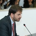 representante Andrés Forero
Comisión Séptima de la Cámara de Representantes audiencia pública sobre la reforma a la salud
Bogota mayo 16 del 2023
Foto Guillermo Torres Reina / Semana