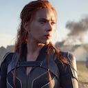 This image released by Disney/Marvel Studios' shows Scarlett Johansson in a scene from "Black Widow." Disney announced the film release date as July 9, 2021. (Marvel Studios/Disney via AP)