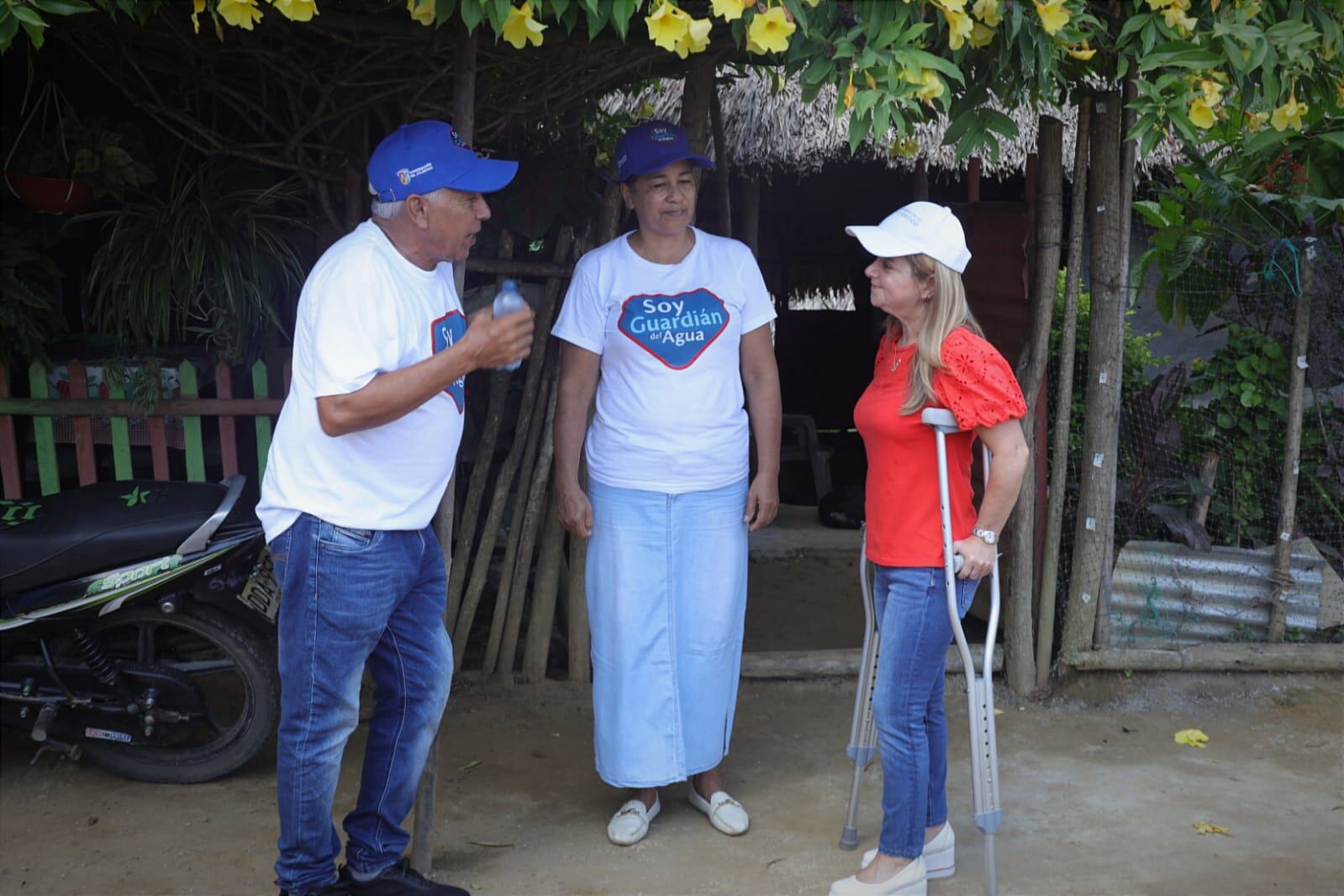 Elsa Noguera, la gobernadora del Atlántico, visitó municipio de Luruaco, la vereda Barrigón