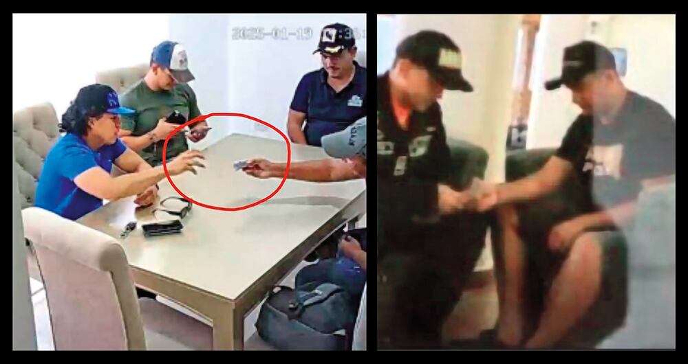 En grabaciones quedaron los actos delictivos.