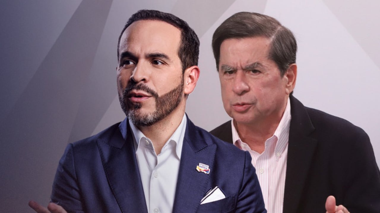 Abelardo de la Espriella y Juan Fernando Cristo, candidatos presidenciales.