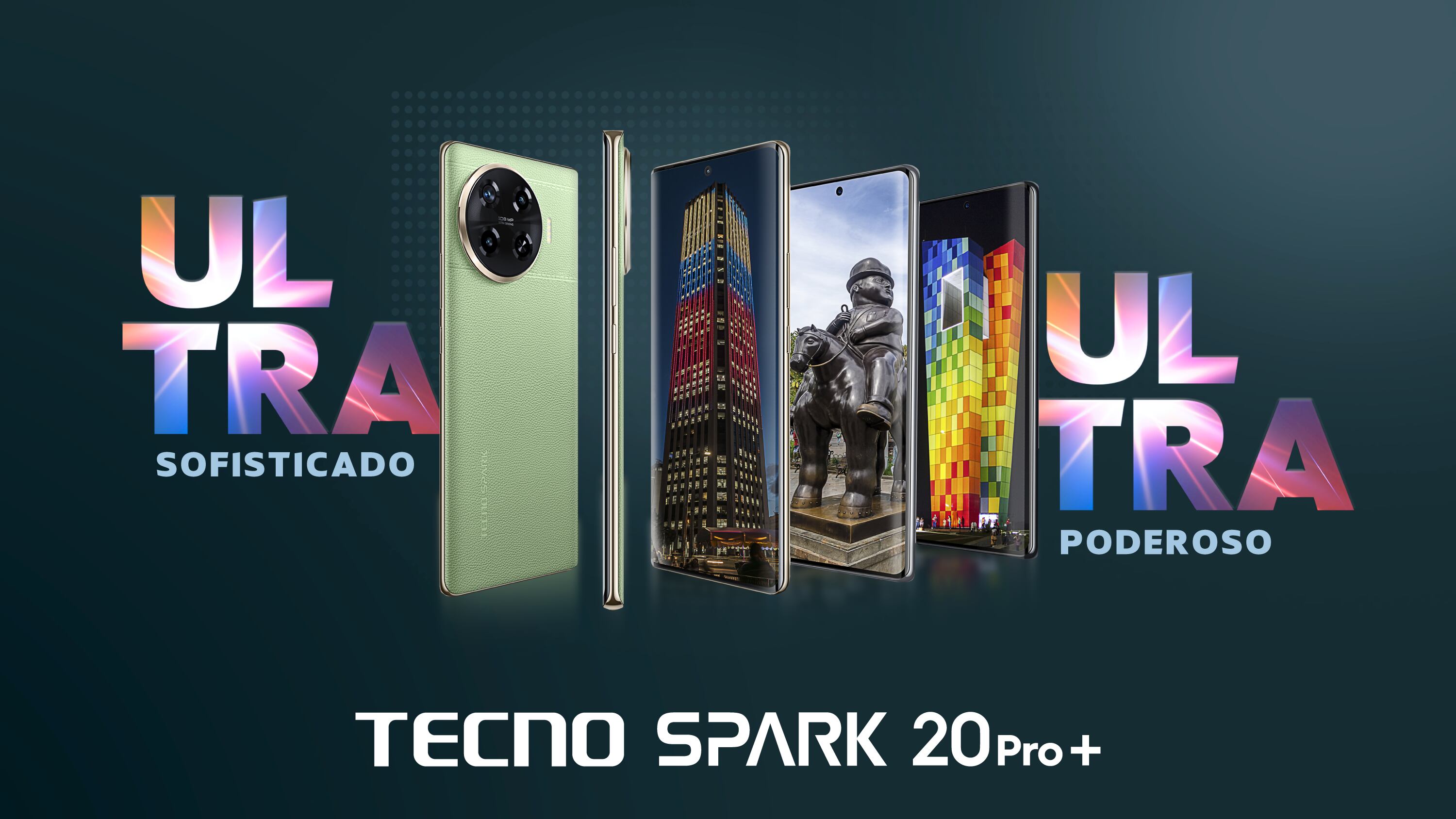 El TECNO Spark 20 Pro+ es un equipo sofisticado que incluye una pantalla curva y ultra resistente (Corning® Gorilla® Glass 5), que soporta rasguños y caídas accidentales de hasta 1,2 metros de altura.