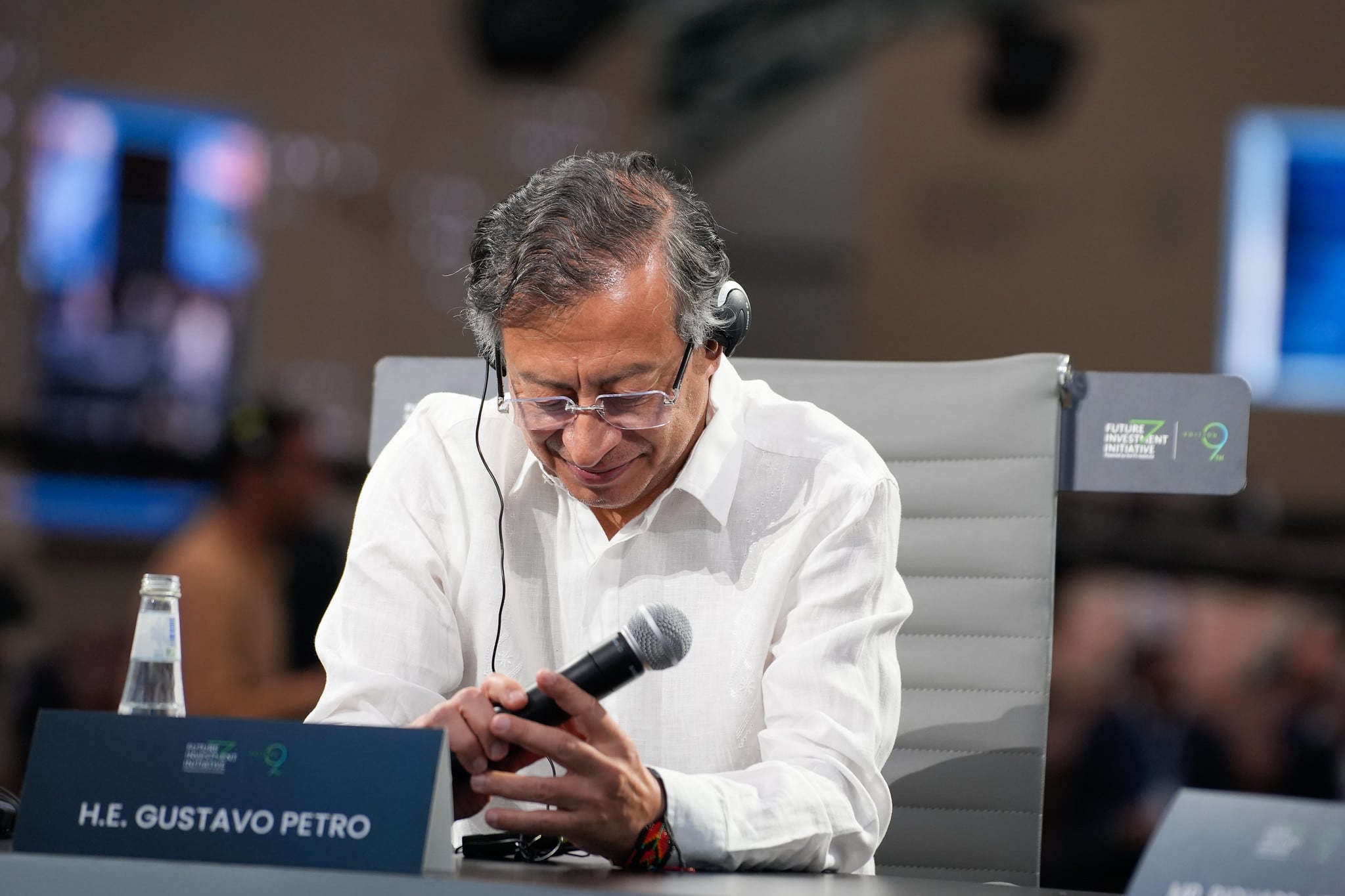 El presidente, Gustavo Petro, en Riad (Arabia Saudita), el 28 de octubre de 2025