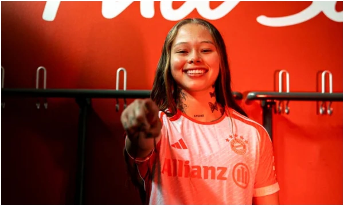 Ana María Guzmán ya luce el uniforme del Bayern Munich
