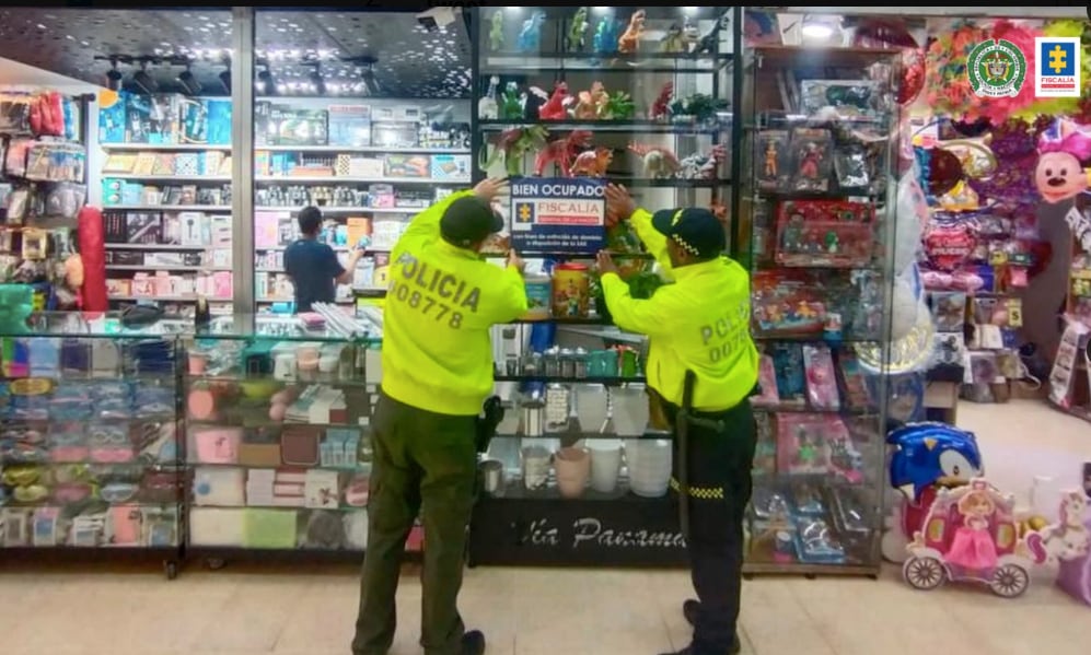 Predio ocupado por las autoridades.