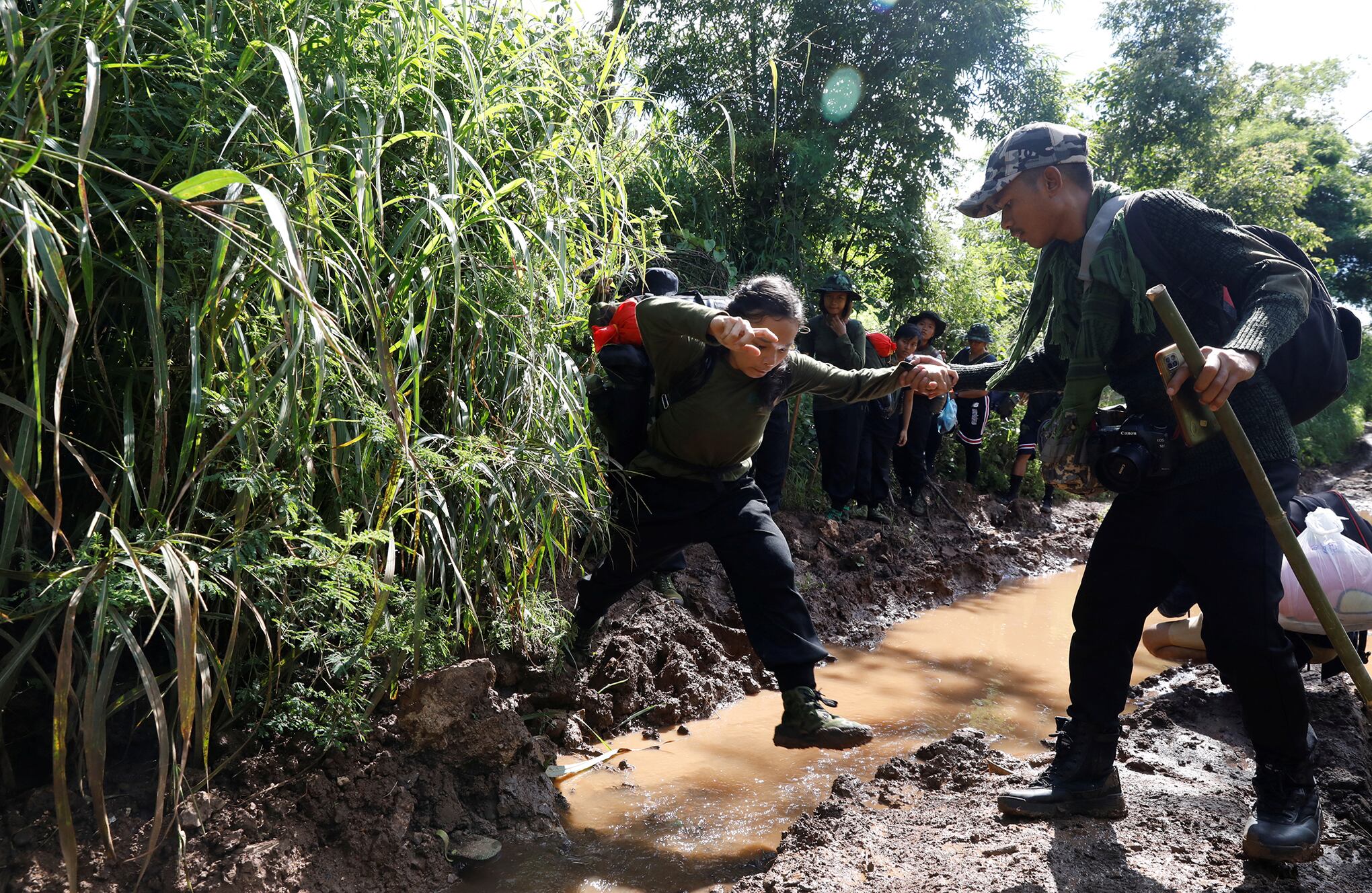 En la jungla de Myanmar