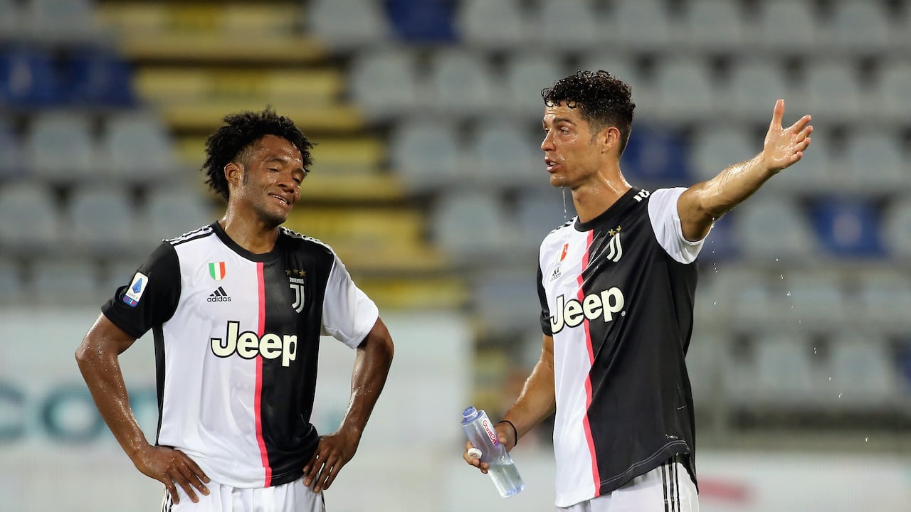 Cristiano Ronaldo y Cuadrado estuvieron en la nómina de Juventus hasta hace un par de años.