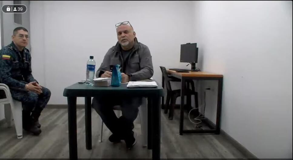 Salvatore Mancuso ante Justicia y Paz.