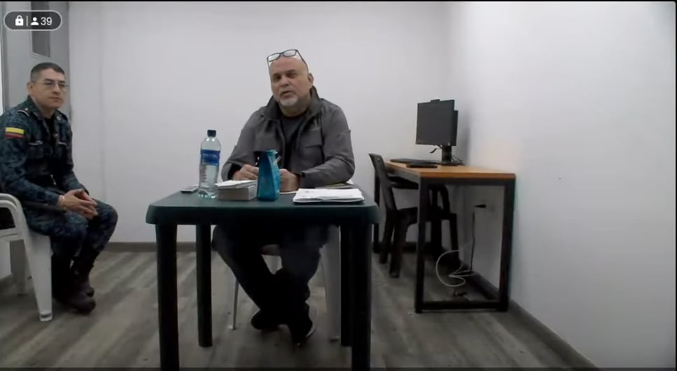 Salvatore Mancuso ante Justicia y Paz.