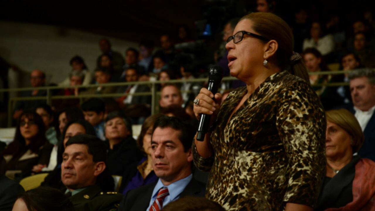 Carmen Palencia es la presidente de la Asociación Nacional de Víctimas por la Restitución y el Acceso a la Tierra.