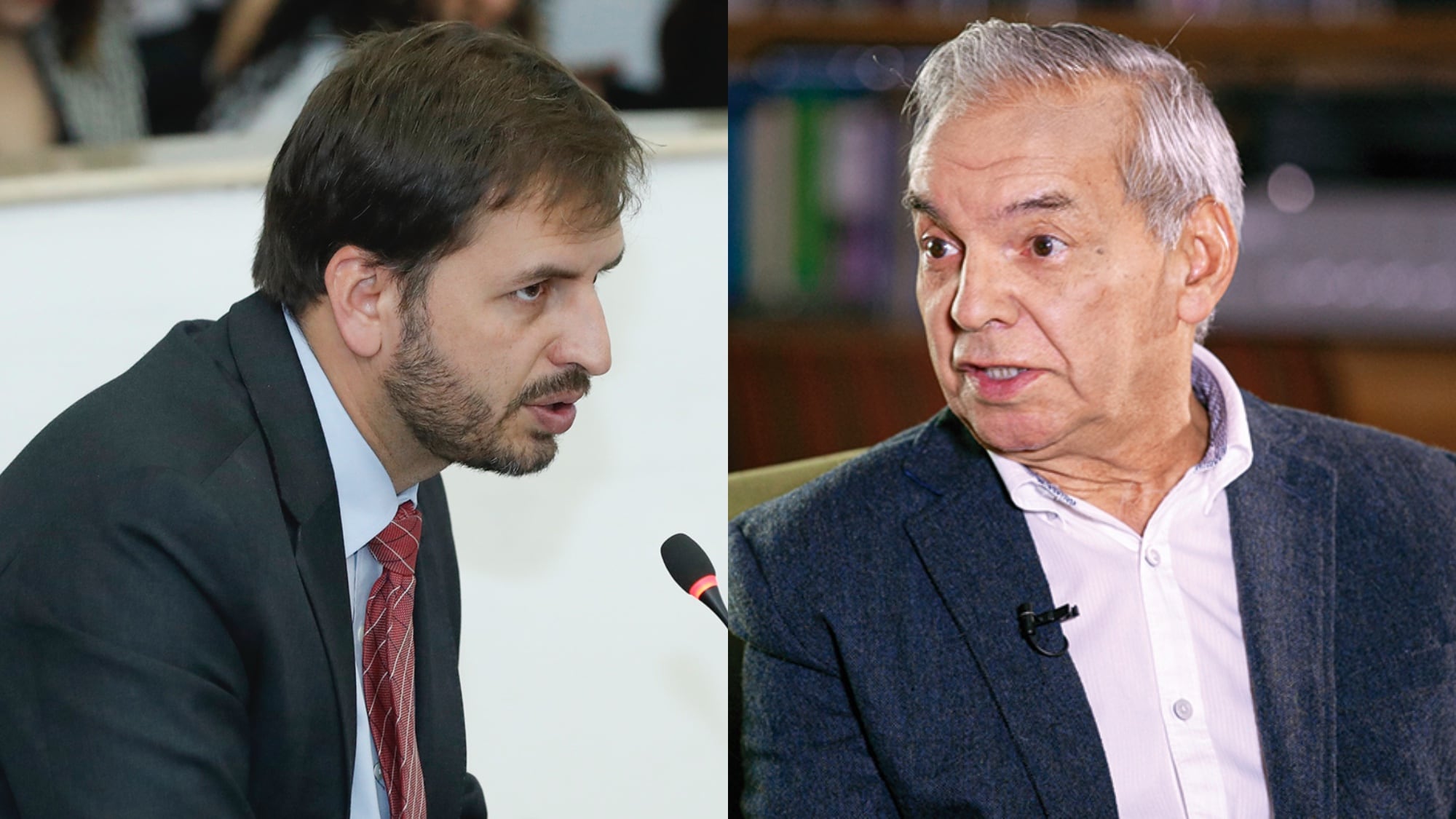 Andrés Forero y Ricardo Bonilla, ministro de Hacienda.