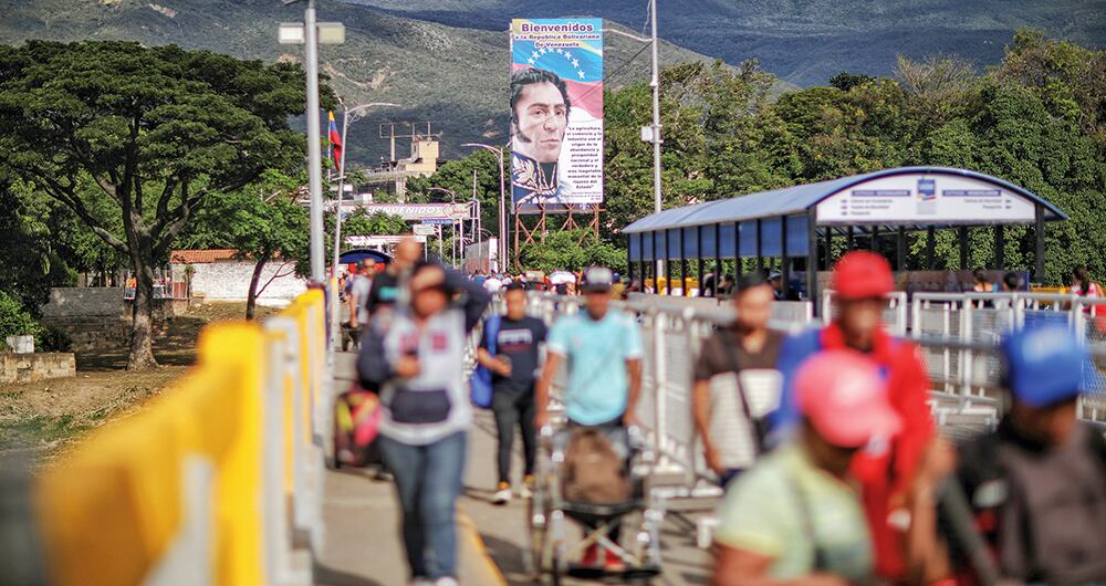 Frontera entre Colombia y Venezuela.