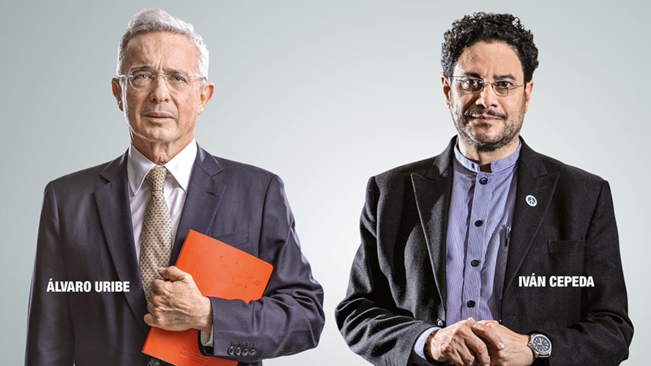 Álvaro Uribe e Iván Cepeda.
