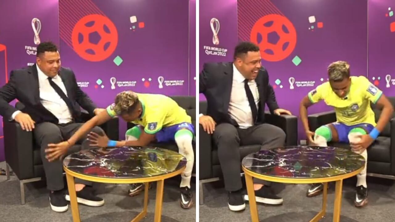 El ídolo de infancia de Rodrygo era Ronaldo Nazário.
