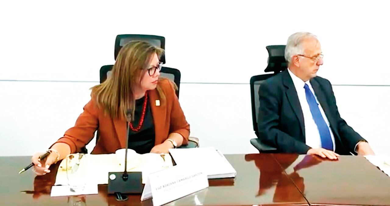 Luz Adriana Camargo e Iván Velásquez