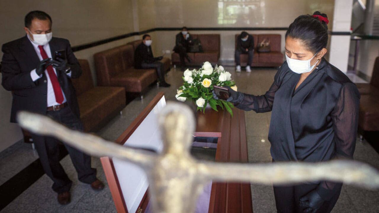 A las exequias de Maximino Torres solo pudieron asistir dos hijas y tres nietos suyos.