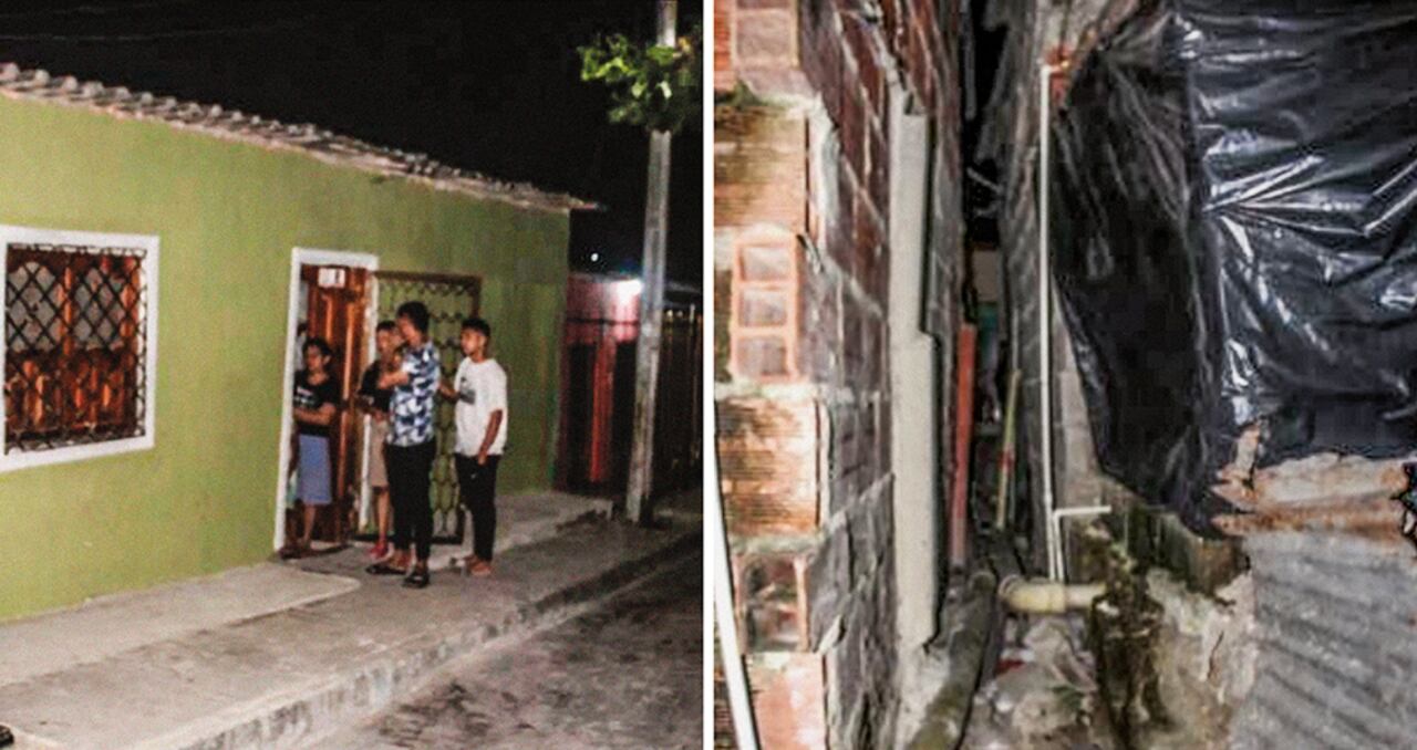 Esta era la casa de los papás de Rosa, en ese lugar fue asesinada. La menor era hermana de la actual pareja de Mane, pero también había sido su novia. Eran mellizas.