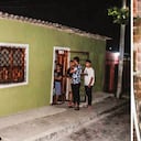 Esta era la casa de los papás de Rosa, en ese lugar fue asesinada. La menor era hermana de la actual pareja de Mane, pero también había sido su novia. Eran mellizas.