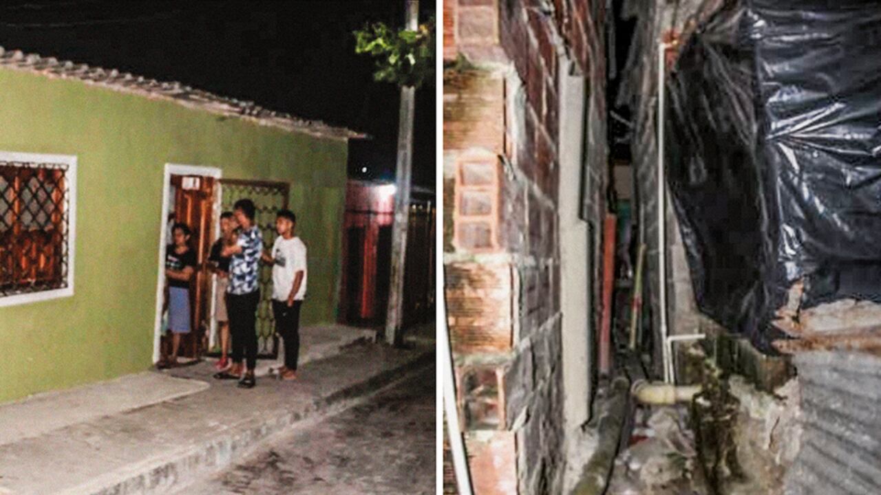 Esta era la casa de los papás de Rosa, en ese lugar fue asesinada. La menor era hermana de la actual pareja de Mane, pero también había sido su novia. Eran mellizas.