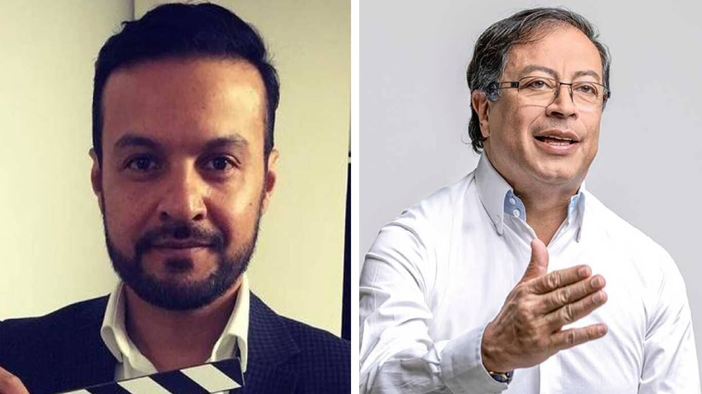 El actor ha estado muy activo en Twitter celebrando el triunfo de Gustavo Petro en la segunda vuelta presidencial. Foto: montaje SEMANA.