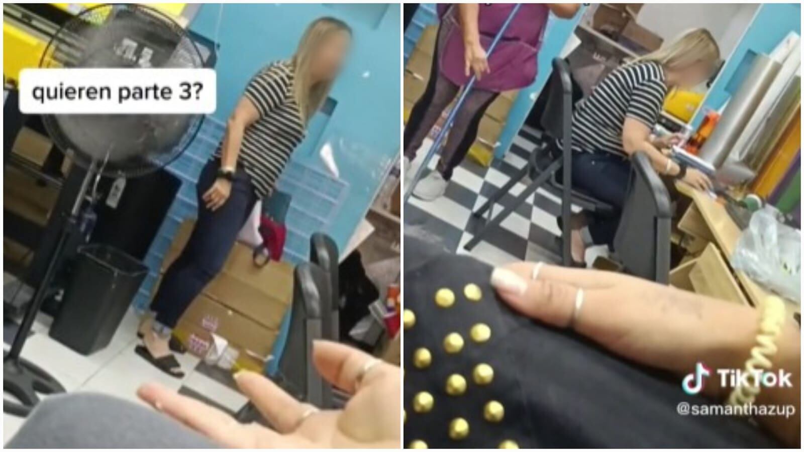 La discusión llegó a tal punto que se hizo mención a abogados laborales, pues la jefa aseguró que estaba 'amparada' en la ley.