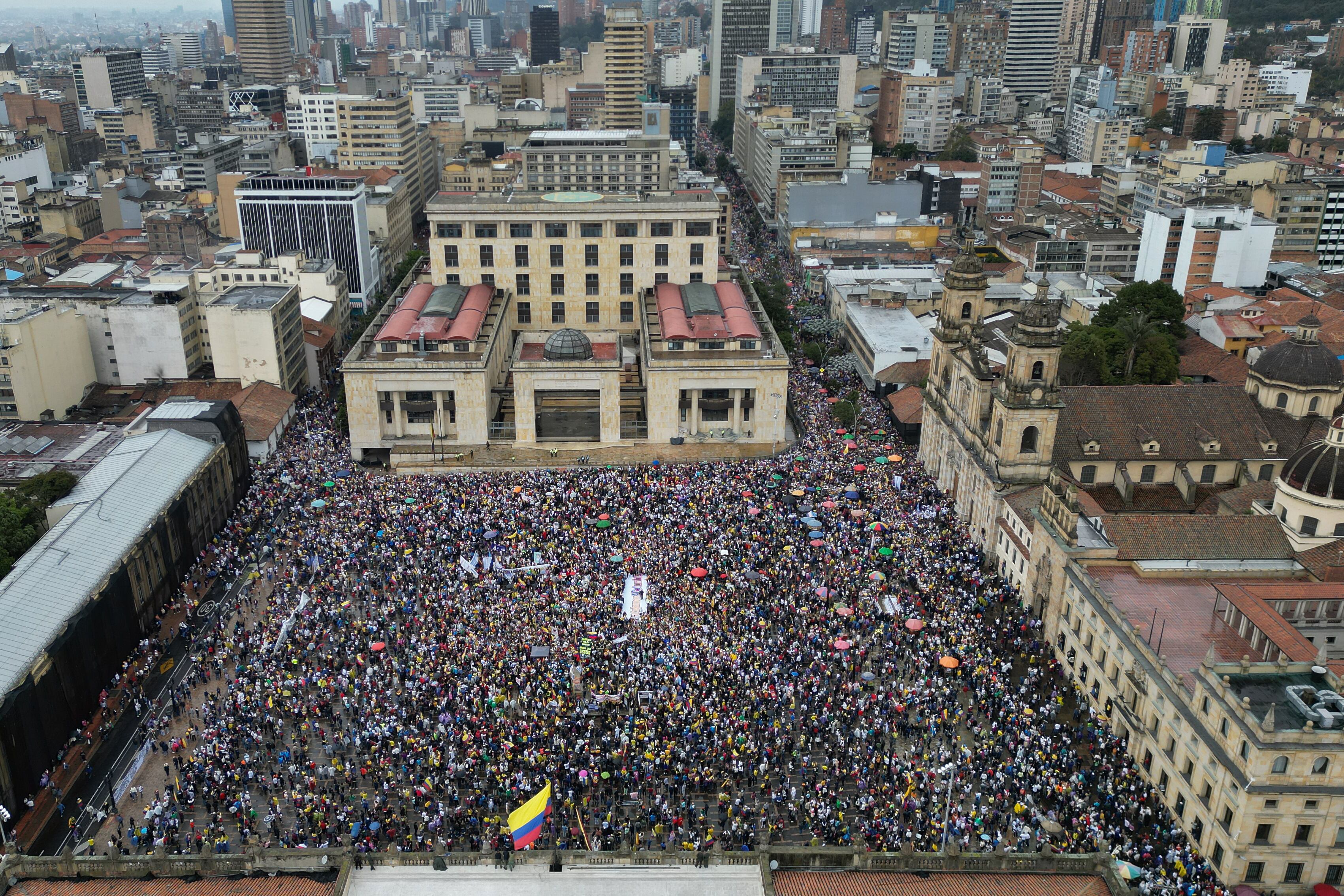 marcha de la oposición de abril